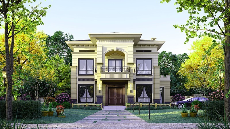 蓬溪中式合院住宅，开放庭院与邻里乡亲更亲近